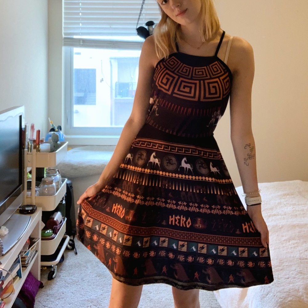 Hercules Print Dress